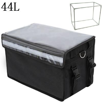 China Extra Large 44L Waterproof Cooler Bag Car Ice Pack Insulated Lunch Pizza Bag Cool Food Delivery Container Refrigerator Thermal Bag for sale