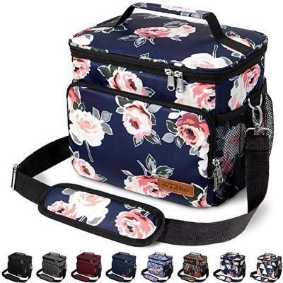 China BSCI Insulated Lunch Bag For Women Reusable Lunch Box For Office Work School Picnic Beach Waterproof Tote Bag for sale