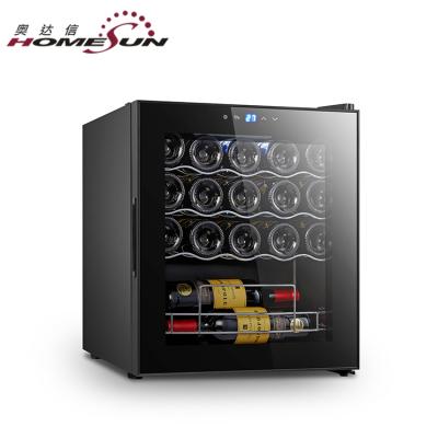 China Soft Touch Electronic Control JC-50 19 Small Bottles Compressor Wine Fridge for sale