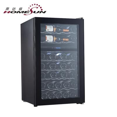 China Compressor Wine Cellar LED Light JC-128 51 Bottles Compressor Wine Fridge for sale