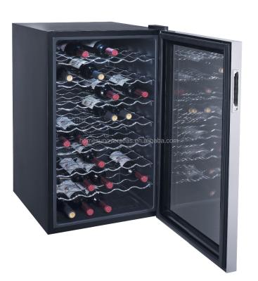 China Economical Compressor Wine Cellar LED Light JC-128 51bottles Compressor Wine Coolers Wine Fridge Bottle Fridge for sale