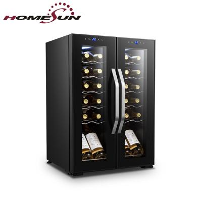 China JC-68 Double Zone Double Zone Wing Cellar Compressor Double Doors for sale