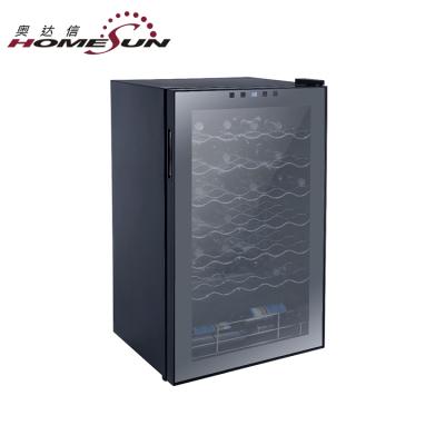 China JC-93 OEM 93L18 Undercounter 93L/27Bottles Wide Electric Wine Cooler for sale