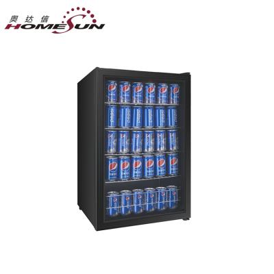 China COMPRESSOR e-commerce business supplier wholesale cold drinks drinks small transparent door mini display fridge for sale