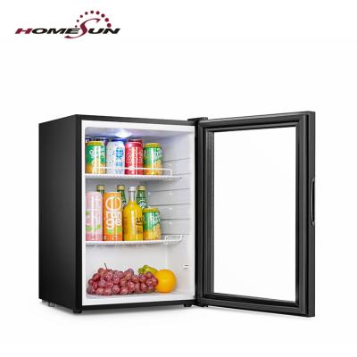 China 65L COMPRESSOR Mini Summer Drinks Fruit Fridge Stand For Office Without Compressor for sale