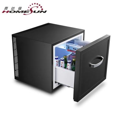 China New design THERMOELECTRIC drawer type fridge for hotel room for sale