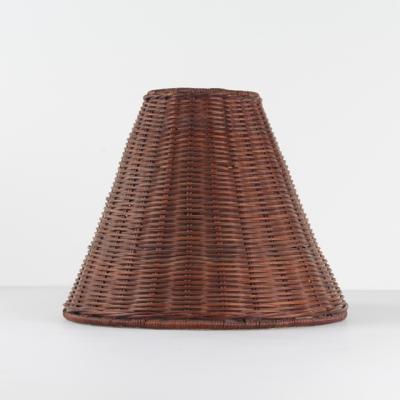 China antique home decorative table lamps rattan lampshade handcraft rattan woven lampshade for table lamps for sale