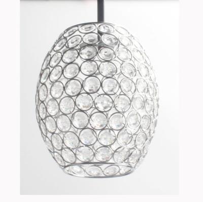 China Practical direct modern crystal oval table lamp factory acrylic crystal lampshade for sale