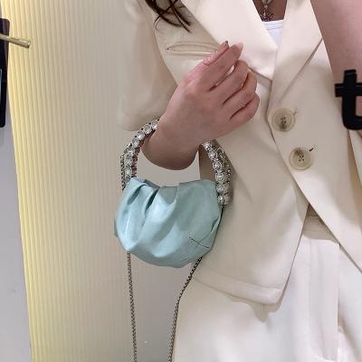 China Fashion Waterproof Women's Shoulder Bags Cosmetic and Luxury Designer Cosmetic Messenger Bag Diamond Female Bag High Quality Handbags for sale