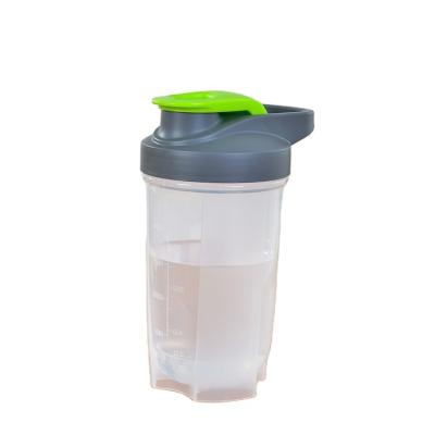 China 500ml Viable Protein Shaker Blender Mixer Bottle Sports Fitness Gym Plastic Water Bottle for sale