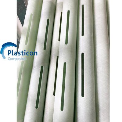 China White Fiberglass Marine Exhaust Pipe DN25 Filament Wound Fiberglass Pipe for sale