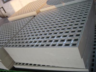 China 1000mm Width FRP Grating Petrochemical Green Fiberglass Grating for sale