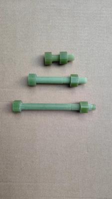 China Weather Resistance FRP Bolt 100C High Temp Fiber Reinforced Plastic Bolt for sale