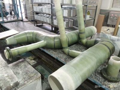 China Druck 50PSI-150PSI FRP Rohr Grün Glasverstärktes Rohr zu verkaufen