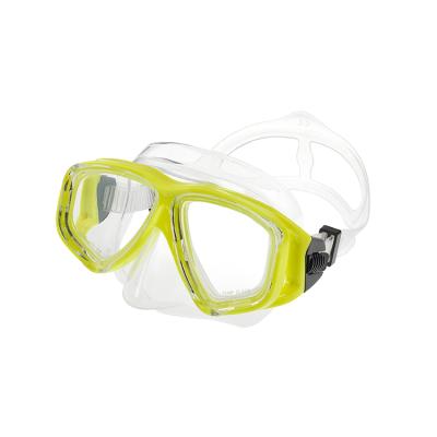 China Customized high quality waterproof silicone scuba diving masks at prices discounted by merchants for sale