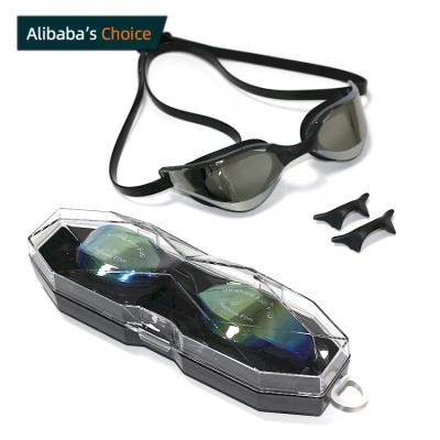 China Hydrodynamic Hot Sale Design Professional Swimwear Accessories Anti Fog Swimming Goggles for sale