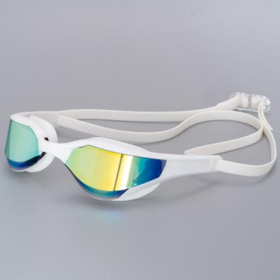 China Hydrodynamic design Innovative design hydrodynamic and professional SBL racing swimming goggles for sale