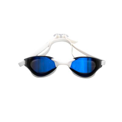 China Hydrodynamic Design Custom Logo Adult Racing Smart Anti Fog Swimming Goggles for sale