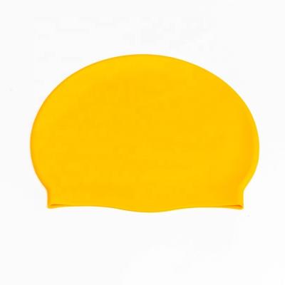 China Wholesale Durable And Superior Comfort AlibabaSelect Printing Silicone Adult Unisex Single Breasted Swim Cap for sale