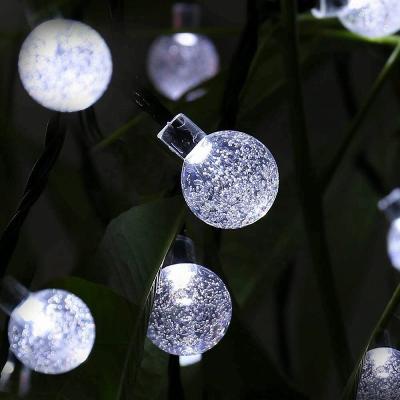 China Beautiful Bulb String Festival Light Party Led Cone Bubble Bulb String Light For Christmas for sale