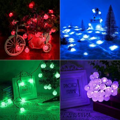 China Desktop Christmas Waterproof Solar RGB Patio Garden Decoration 100 LED String Light With Outdoor for sale