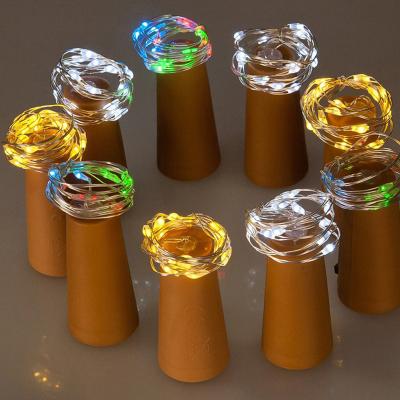 China String Lights Hot Sale Bottle Stopper Wine Cork Battery Operated Led Fairy String Light for sale