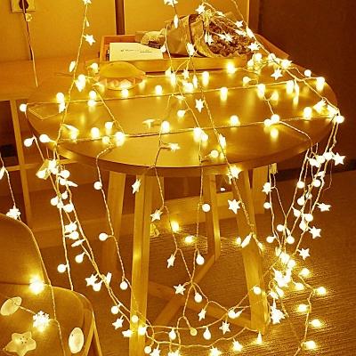 China String Lights Party Christmas String Ball Wedding 33 ft 100 LED Lights Fairy String Lights With Plug for sale