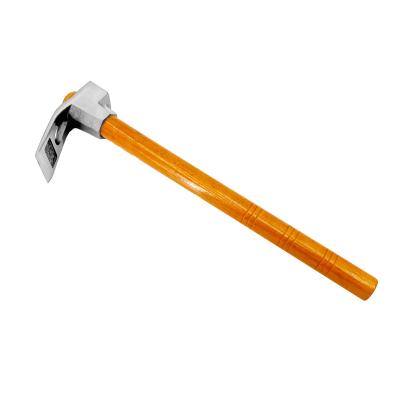 China Professional Turkish Type Forged 45 Carbon Steel 450G 550G Wooden Handle Fiberglass Hammer Garden Maker Adze for sale