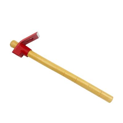 China Machinist Hammer 500G Adze With Wooden Handle / Heavier Duty Forging Adze Tools for sale