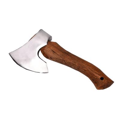 China Viking Ax 45 Outdoor High Carbon Steel Survival Handmade Damascus Steel Hunting Outdoor Hand Camping and Pizza Cutter Kitchen Knife for sale