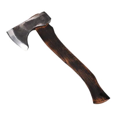 China Outdoor Survival Maker Advanced Cold Steel Ax With Hickory Wood Handle For Camping Outdoors for sale