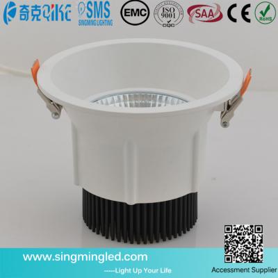 China warm white pure white cool white AC85-265V hot sale 1500LM 15W COB dimmable led downlight for sale