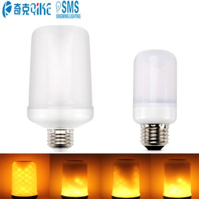 China New Design Fast Ship E27 3W LED Burning Light Flicker Flame Lamp Bulb Fire Effect Decorative for sale