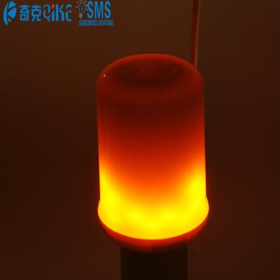 China LED Bulb Fire Flame Effect Flickering Light Home In/Outdoor Christmas Decoration E27 B22 3W Fire Flame Effect LED Bulb F for sale