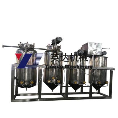 China Farms Reasonable Price Cooking Sunflower Oil Refining Small Crude Palm Oil Refinery for sale