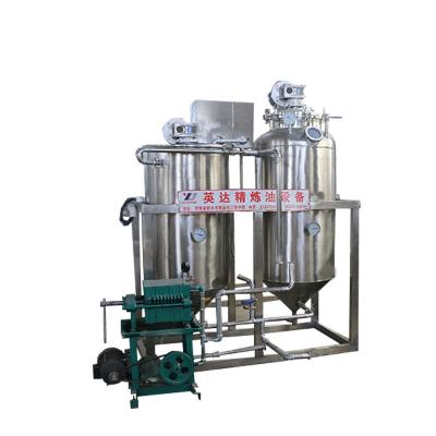 China Farms Walnut Caster Edible Oil Production Line Palm Oil Machine Prices Edible Oil Refining Deodorization Machine for sale