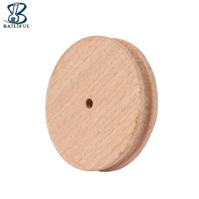 China Wood Leather Working Leather Round Trim Edge Tool Grinding Smooth Grooves Leather Polishing Tool for sale