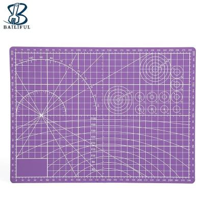 China A4 Cutting Mat Double Side 45*30cm Leather Durable Flexible Self-Healing Non-Slip Cutting Mat for sale