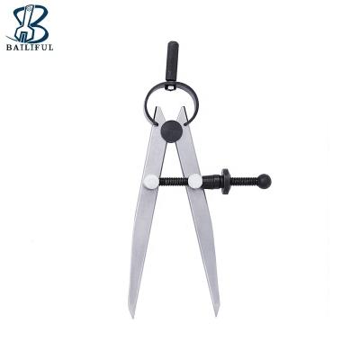 China Handmade Leather Working DIY Leather Tools Adjuster Spacing Compass Wing Divider Spacing Gauge for sale