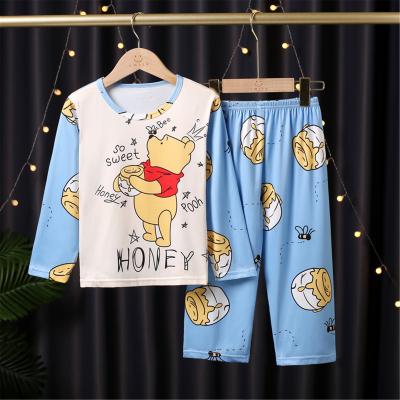 China 2021 QUICK DRY Autumn and winter kids pajamas boy's underwear set girls long johns tops pajamas dinosaur slim homewear for sale