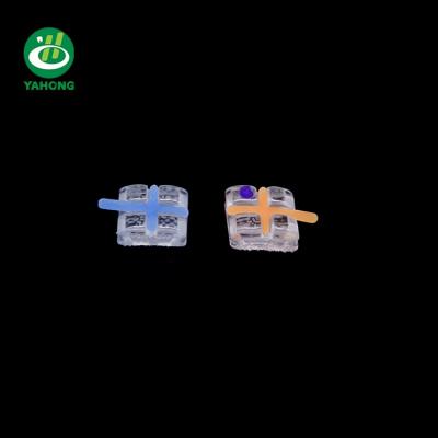 China Dental Regional Braces Sapphire Brackets Orthodontic With Indicator Sapphire Braces for sale