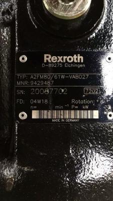 Китай Rexroth Hydraulic Axial Piston Motor/Variable Motor A2FM80/61W-VAB027 продается