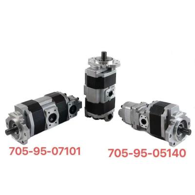 China Komatsu Hydraulic Gear Pump 705-95-07101 705-95-05140 for HD465-7R HD605-7R Dumper en venta