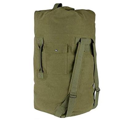 China Waterproof 2 Strap Top Load Duffel Bag Extra Large Military Duffel Bag - Army Grade Cotton Canvas Heavy Duty Duffel Bag For Women Men & S for sale