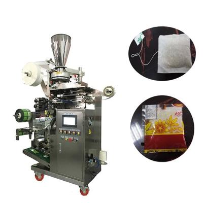 China 2022 Factory Low Price Beverage Tea Bag Making Machine Envelope Tea Bag Filling Packing Machine With Wire And Tag for sale