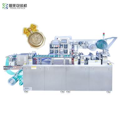 China Food Liquid Chocolate Blister Packaging Machine Jelly Blister Packaging Machine Blister Sealing Machine for sale