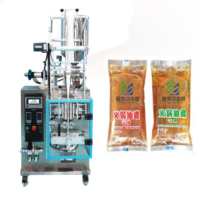 China Automatic Cosmetic Beverage High Capacity Sachet Filling Packing Machine Cream Plastic Packaging 3 Sides Sealed 4 Sides Sealed for sale