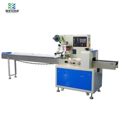 China Automatic Wet Food Wipes / Pillow Type Horizontal Flow Tissue Paper Packing Machine for sale