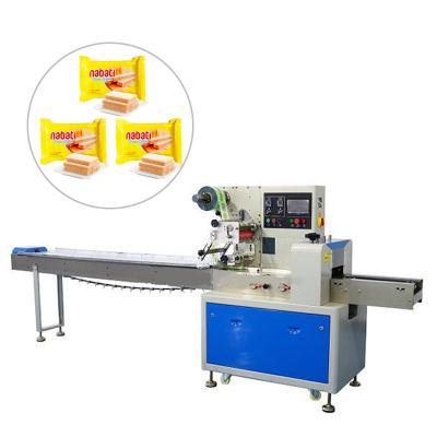 China Beverage Auto Deliver Horizontal Conveyor Bread Sandwich Croissant Instant Noodle Packing Machine For Food Industry for sale