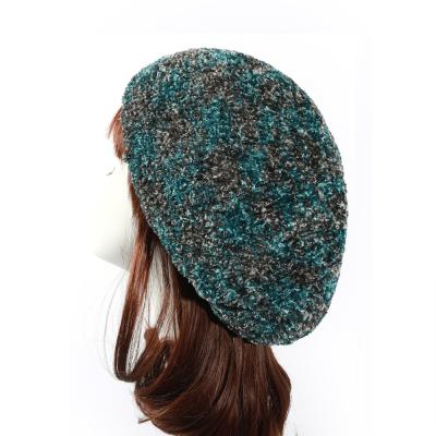 China Use 100% Original Brand New Polyester Snake Pattern Dragonfly Yarn Mini Beret for sale